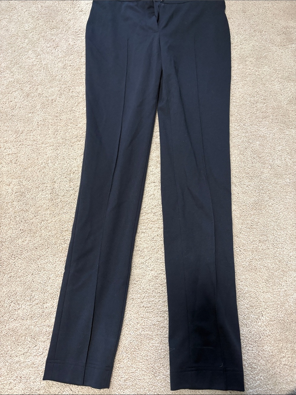 Akris Punto Navy-Black Cropped Ankle Trousers
